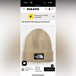North Face Boxed Cuff Beanie